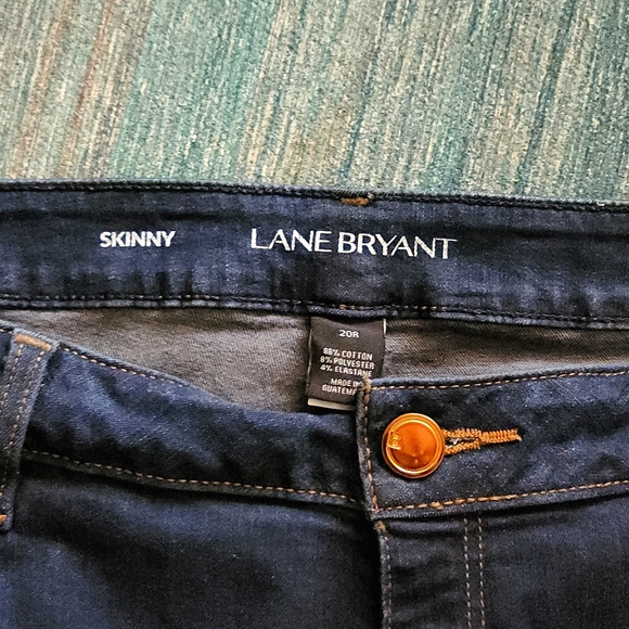 20R Lane Bryant Skinny Dark Wash Jeans - Picture 3 of 5